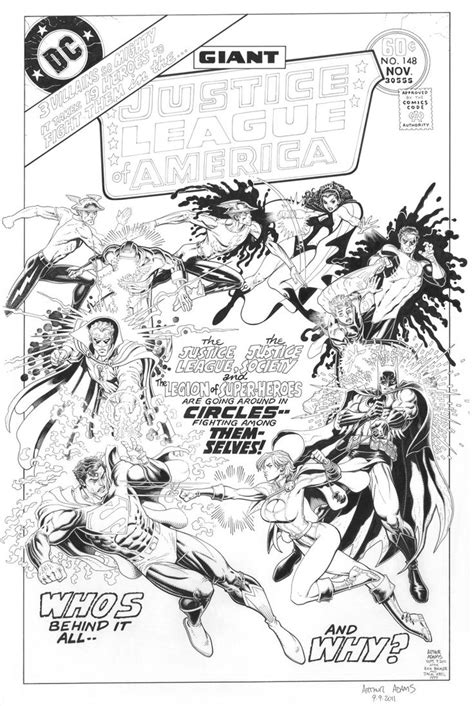 Justice League Of America 148 Drawn By Art Adams Comic Books Art