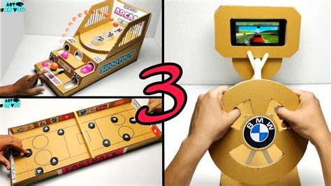 Top 3 Amazing Games You Can Do At Home From Cardboard Best Cardboard