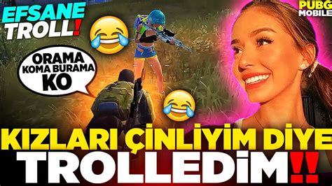 ÇİNCE KONUŞARAK KIZLARI TROLLEDİM EFSANE TROLL PUBG MOBILE YouTube