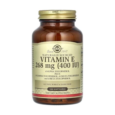 Exp Solgar Vitamin E Mg Iu Softgels