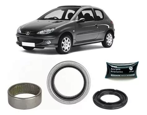 Kit Rolamento Eixo Traseiro Peugeot 206 207 1 0 1 4 1 6 50mm