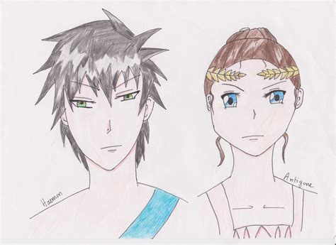 Antigone and Haemon by mirellaki on DeviantArt