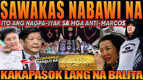 OMG Mga AQUINO At MEDIA NANLUMO KORTE PANALO NA PRES BBM NABAWI NA