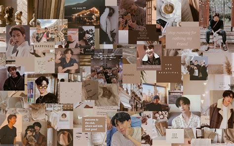 Bts Brown Aesthetic Wallpaper Sfondi Grafici