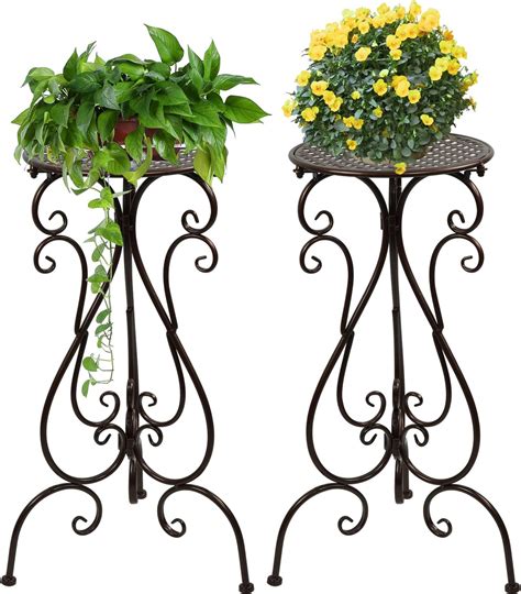 Wrought Iron Plant Stands Indoor Outdoormetal Tall Plant Stand Iron Flower Stand