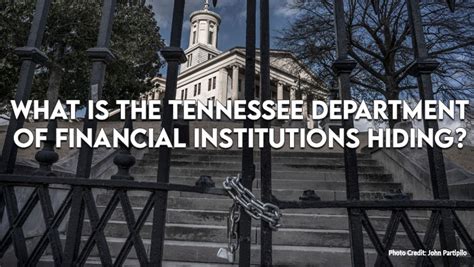 tennessee department  financial institutions hiding