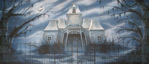 Haunted House Projected Backdrops Grosh Digital