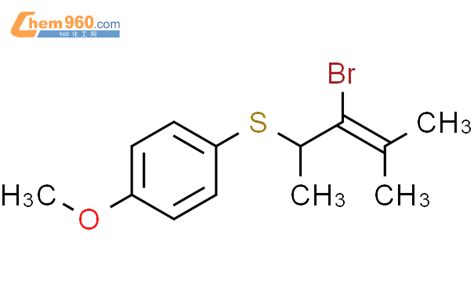 90661 00 0 BENZENE 1 2 BROMO 1 3 DIMETHYL 2 BUTENYL THIO 4 METHOXY