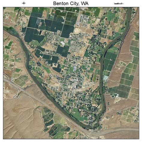 Aerial Photography Map Of Benton City Wa Washington
