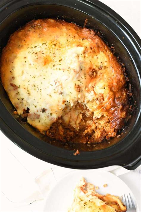 Slow Cooker Lasagna Recipe Best Crafts And Recipes