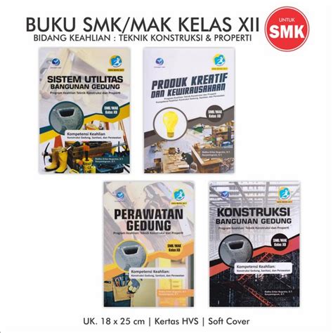 Jual Buku SMK MAK Kelas XII Bidang Teknik Konstruksi Dan Properti