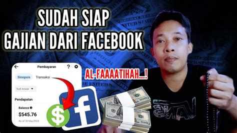 Gajian Dari Facebook Mode Profesional Cek Akun Pembayarannya Youtube