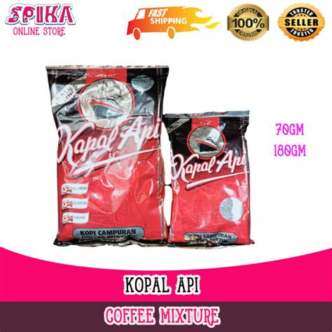Kapal Api Kaw Coffee Mixture Halus Fine 70g And 180g Lazada