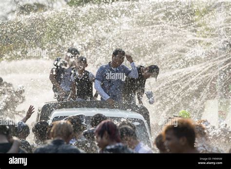 ASIA MYANMAR MANDALAY THINGYAN WATER FESTIVAL Stock Photo - Alamy