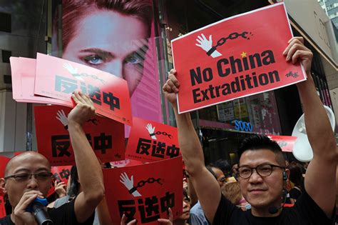 Thousands Protest After Proposed Changes To Hong Kong S Extradition Law