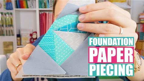 How To Assemble A Quilt Block Foundation Paper Piecing Youtube