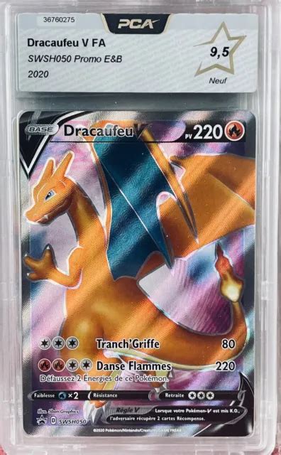 Carte Pokemon Dracaufeu V Fa Fran Ais Swsh Promo E B Pca