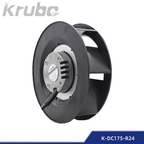 175mm DC Centrifugal Fans Backward Curved Ball Bearing FFU System K