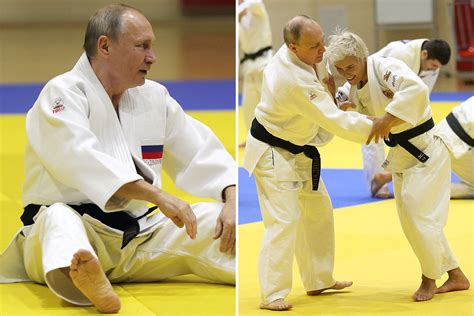 Woman Floors Putin In Judo Sparring Session Forcing Him To Get Real