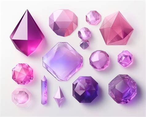 Premium Ai Image A Collection Of Different Colored Gemstones On A
