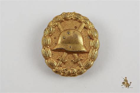 WWI Gold Wound Badge - Epic Artifacts - German WW1