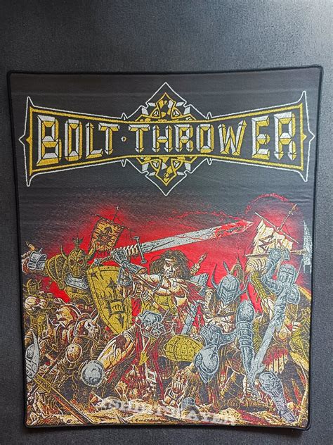 Bolt Thrower Warmaster Backpatch Tshirtslayer Tshirt And Battlejacket