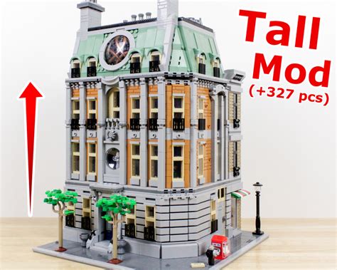 Lego Moc Tall Sanctum Sanctorum Mod By Stonewall Bricks Rebrickable