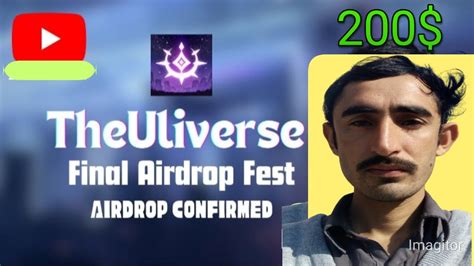 Free Uliverse Airdrop Campaign Confirm Airdrop Final Airdrop Before