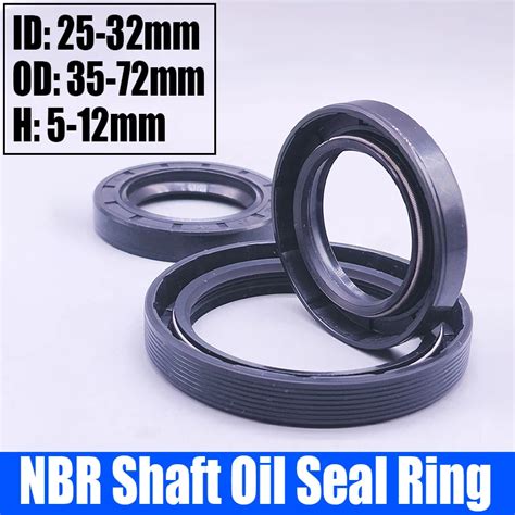 1PCS TC FB TG4 Skeleton Oil Seal Ring NBR Double Lip Seal For Rotation