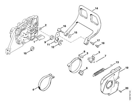 Stihl Chainsaw 048 – Inertia chain brake | Lawn & turfcare machinery parts