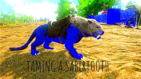 Ark Mobile: Taming a Sabertooth - YouTube