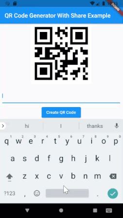 Examples Scan Generate Share Qr Code In Flutter Androidride