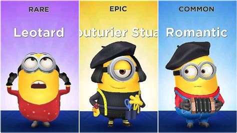 Minion Rush Couturier Stuart Vs Leotard Vs Romantic Youtube