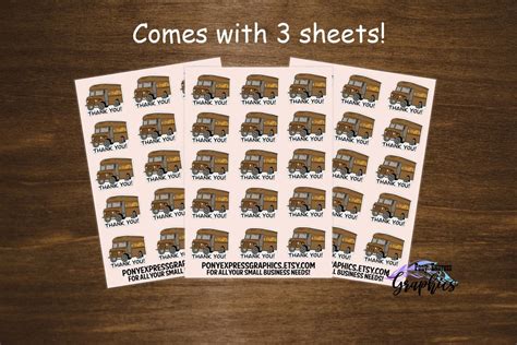 Ups Thank You Bundle Sticker Sheet Ups Mail Carrier Package Stickers