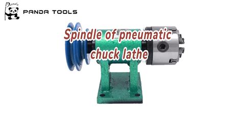 New Lathe Spindle With Pneumatic Chuck Automatic Cnc Three Jaw Power