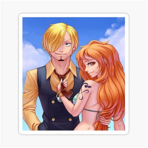 One Piece Sanji And Nami Essential T Shirt Sticker For Sale By