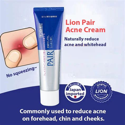 Lion Pair Pimples Acne Cream W 24g Made In Japan Shopee Malaysia