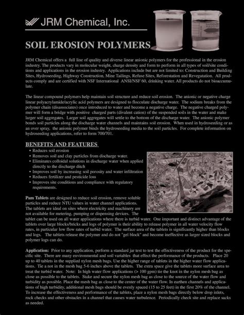 PDF SOIL EROSION POLYMERS Irp Cdn Multiscreensite Larger Soil