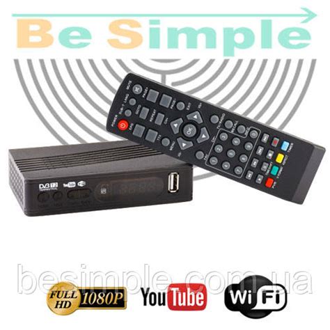 Приемник DVB-Т2 для цифрового телевидения с WiFi и YouTube TV тюнер ...