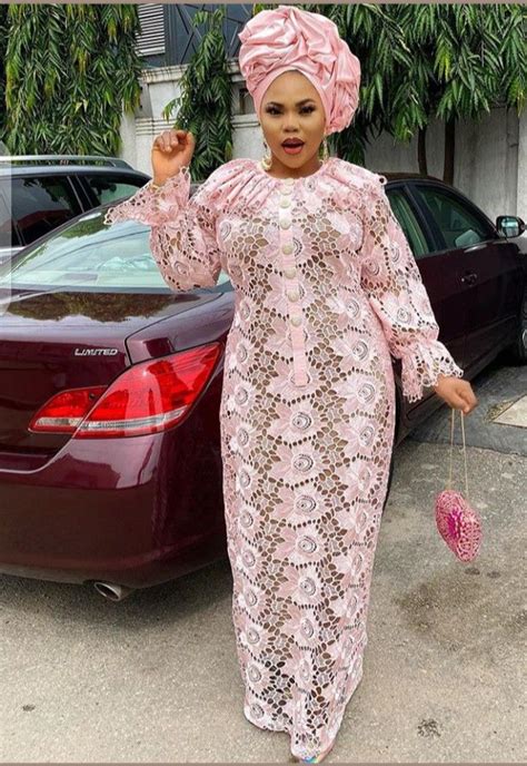 Most Beautiful Lace Bubu Kaftan Styles Stylish Naija Lace Gown