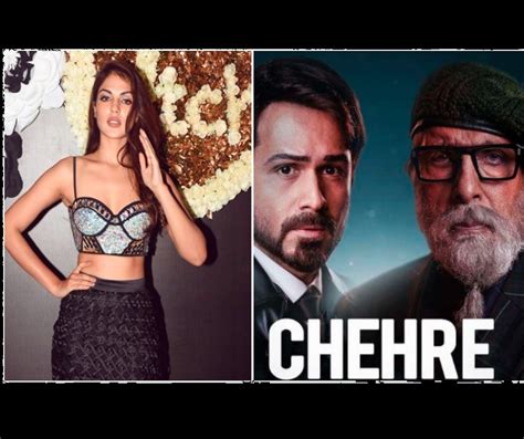 Rhea Chakraborty to return to silver screen with Chehre co-starring ...