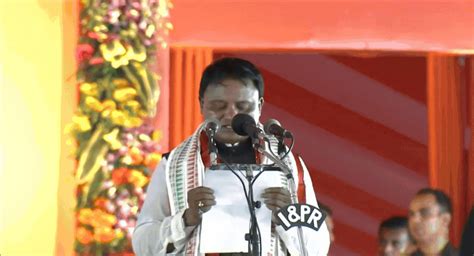 Mohan Charan Majhi Odisha New Cm Oath Taking Ceremony Live Updates Mohan Charan Majhi Takes