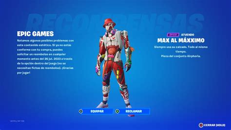 JorgeMost on Twitter La skin de Max al Máxximo ya se puede devolver