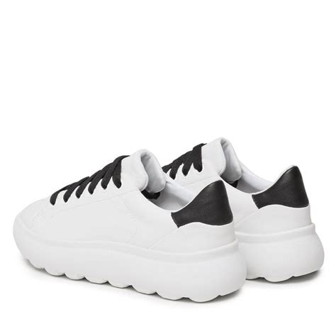 Sneakers Geox D Spherica Ec B D Tcb C Alb Epantofi Ro