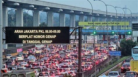 Ini Daftar 28 Gerbang Tol Yang Kena Sistem Ganjil Genap Di Jakarta