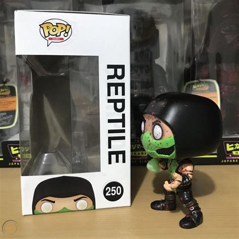 Funko Pop! Games Mortal Kombat REPTILE GLOW CUSTOM Scorpion Sub-Zero ...