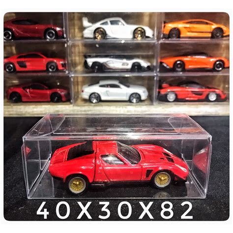 Hộp PVC Trưng Bày Bảo Vệ Xe Mô Hình Tomica Hot Wheels Tỉ Lệ 1 64 Shopee Việt Nam