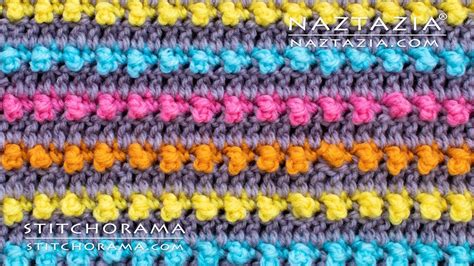 HOW To CROCHET BEAD STITCH Stitchorama By Naztazia YouTube