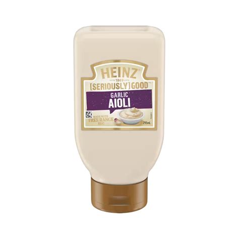 Heinz Seriously Good Aioli 295ml The Meat Box