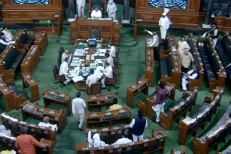 Lok Sabha Adjourned Till 2 P M Amid Opposition Protests